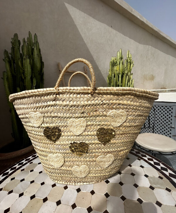 Panier de Plage coeur