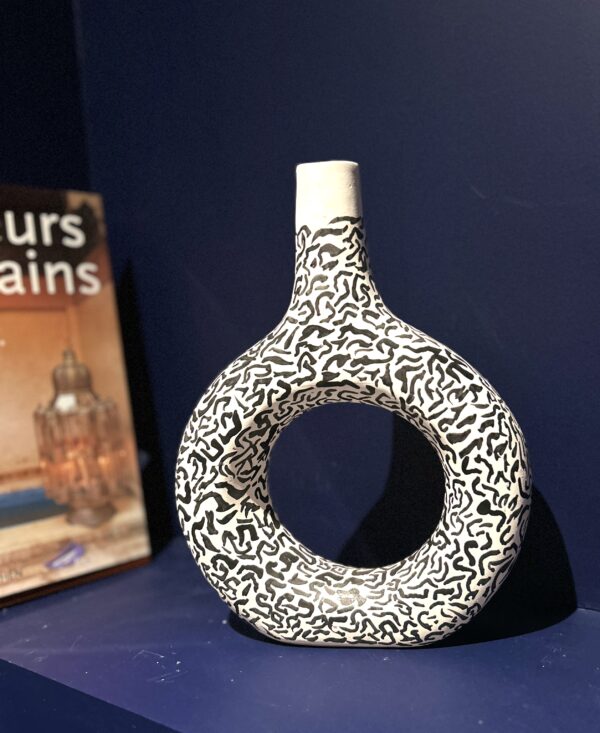vases Léopard rond