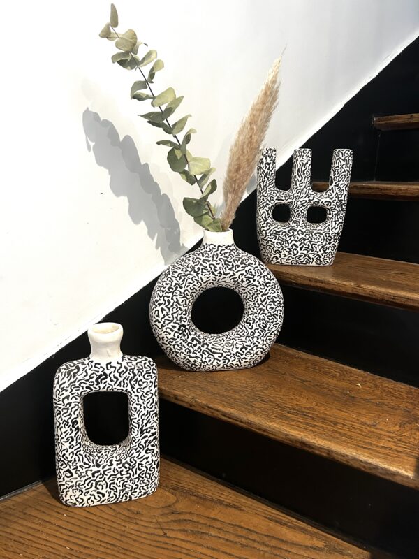 vases léopard